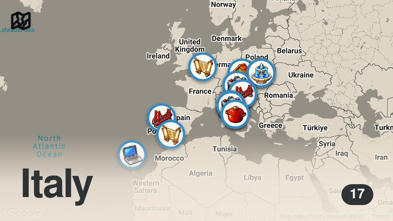 Map of 17 spots from 10 Best Cities in Europe You Should Visit in 2026 (But Can You Live There?)