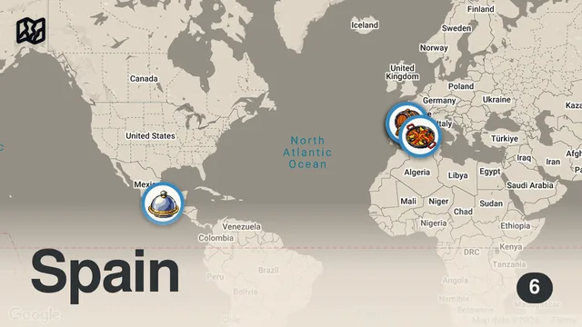 Map of Comiendo en San Sebastián 🇪🇸 La ruta del pincho