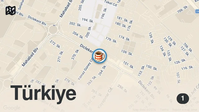 Map of DİYARBAKIR’DA ÜÇ SAATTE 500 TL SERİSİ 6!!!