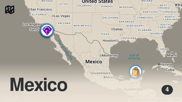 Map of The New Tijuana: Craft Beer, Gastronomy & Art